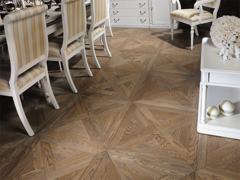 Модульный паркет COSWICK Дуб Трианон Марсель 19.05х635х635 мм,твердый воск комби, 2-х сл